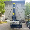 Exportação Transfronteiriça de Semirreboques Basculantes em U, Caminhões Basculantes de 6 Eixos, Semirreboques de Transporte Tipo Caixa com Eixo Dianteiro Elevatório