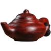 Asa de olla, pieza de asa, maceta pequeña de madera, adorno de sándalo, tetera pequeña, juguete portátil, artesanías, accesorios colgantes, colgante