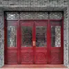 Puertas y ventanas de estilo antiguo chino de talla de madera de Dongyang, puertas y ventanas de celosía de madera maciza, puertas de madera de templo, celosías de ventana de flores, mamparas, puertas de madera tallada