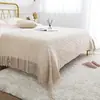Manta em Forma de Diamante, Manta de Cama de Luxo para Pousadas, Manta de Cobertura Tricotada, Manta para Soneca, Manta para Ar Condicionado, Cobertura Quente e Macia para Pernas, Manta de Sofá