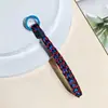 Cordão Trançado Colorido para Celular Chaveiro Estilo Étnico Versão para Casal Acessório de Pendurar em Bolsa de Corda de Nylon Feito à Mão Venda por Atacado