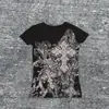 Aliexpress 2026 Nuevo Estilo Europeo y Americano para Mujer Y2K Ajustado Manga Corta Estampado Top Camiseta Moda Chica Atrevida Ropa Retro para Mujer