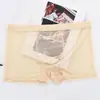 Bóxers Sexy Transparentes para Hombre Delgada Malla de Seda de Hielo Talla Grande Bóxers Estampados de Seda de Hielo de Cuatro Esquinas