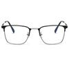 Gafas de marco de ceja fotosensibles que cambian de color con lente plana, para teléfono móvil, computadora, gafas de luz plana, competición electrónica digital infinita, gafas anti luz azul