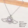 Colar de Coração Moda Simples Versátil Corrente para Clavícula Feminina High-End Pingente de Lua Colar de Borboleta Acessórios Verão Feminino