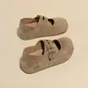 Sapatos Birkenstock com sola grossa, salto escondido, totalmente fechados, sapatos femininos 2026 verão novo Mary Jane, mocassins de uso duplo, sapatos casuais simples femininos