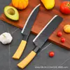 Traje de cortador Cuchillo de acero inoxidable Tarjeta de succión de seis piezas Forja Cuchillo de fruta Cuchillo de cocina Cuchillo de chef Combinación de cuchillos de cocina