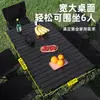Mesas e Cadeiras de Camping, Mesa Dobrável para Piquenique ao Ar Livre tipo Egg Roll, Conjunto Portátil de Mesa e Cadeiras, Equipamento Completo