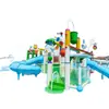 Parque Aquático ao Ar Livre Equipamento Combinado de Tobogãs Instalações de Entretenimento Aquático Interativo Equipamento de Tobogã Aquático em FRP