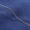 Plata de Ley 925 Redonda de un Solo Círculo Hecha a Mano DIY Joyería Pulsera Collar Conexión Final Accesorios Fábrica Stock Listo Entrega 48H