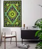 Tapiz de poliéster con patrón celestial abstracto psicodélico bohemio transfronterizo para hacer tela de fondo sala de estar dormitorio tapiz