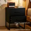 Producto Nuevo en Stock: Gabinete de Almacenamiento de Madera Maciza Estilo Ins, Gabinete de Noche de Mimbre para Dormitorio, Gabinete Pequeño de Almacenamiento, Gabinete de Almacenamiento, Organizador