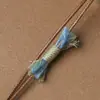 Cordón de cuero encerado para collar, cuerda trenzada impermeable, colgante de oro, cuerda para colgar, colgante de Buda de ámbar de jade para colgar en el cuello