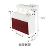 Expositor de papel multicapa de 18 capas, estante decorativo, tablero perforado, expositor móvil plegable para tienda comercial, luminoso