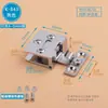 Bisagras para puertas de gabinete de vidrio, bisagras sin taladro, accesorios para vidrio sin marco, clips de fijación para puertas de mascotas sin taladro, clips de doble cara