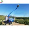 Máquina Cargadora de Fardos de Heno Agrícola Máquina Cargadora Automática de Recogida de Fardos de Heno Puede Cargador de Maíz de Granja Rotatorio 360 grados