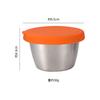 Tigela de Mergulho Transfronteiriça de Aço Inoxidável 304, Tampa de Silicone à Prova de Vazamento, Copo para Molho Coreano, Prato para Molho Selado, Prato para Condimentos