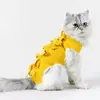 Ropa de Esterilización para Mascotas Transfronteriza, Ropa con Vendaje Anti-Lameduras para Recuperación de Gatos después de Cirugía de Esterilización, Ropa Transpirable para Destete para Gatas # #