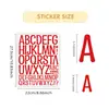 Pegatinas de Letras de 1+ 2 pulgadas Vinilo Impermeables Autoadhesivas Regalo Diario Pegatinas de Letras