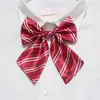 Flor de Colarinho Profissional Trabalhador de Eventos Aeromoça Banco Negócios Gravata Borboleta Roupas de Trabalho Femininas Estilo Preppy Gratuito Listrado Gravata Borboleta