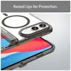 Novo produto transfronteiriço adequado para Apple 18 Duo capa de telefone magnética transparente iphone18 capa protetora dobrável esquerda e direita