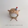 Gorro cálido a prueba de viento con protección para las orejas para bebés y niños pequeños, lindo gorro fetal para niños y niñas
