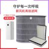 Adecuado para Elemento de Filtro de Ventilador de Aire Fresco Zhimi Mijia Xiaomi A1 C1 G1 Filtro Compuesto de Eficiencia Media y Alta 150/300 Volumen de Aire
