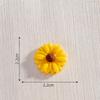 Musgo micro paisaje simulación decoración de flores diy accesorios de joyería de resina material hecho a mano pequeña margarita girasol