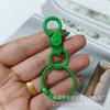 Llavero con pinza de pintura de color, directo de fábrica, hebilla para perro, anillo para libro, anillo de hojas sueltas, juguete, joyería, hebilla colgante