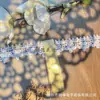 Em estoque Novo Lolita Bordado Solúvel Em Água Lace Leite Seda Único Lado Flor Onda Lace Lace Código De Barras