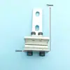 Acessórios para Máquina de Bordado Computadorizado Estrutura de Liga de Alumínio Mandril Bordado Móvel Clipe de Material Suporte Fixo Ferro Duplo Punho