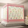 Cortina Opaca Nueva Estampada 2025 Mosquitero Tipo Cama de Tres Puertas Exclusivo para el Sudeste Asiático para Repeler y Prevenir Mosquitos
