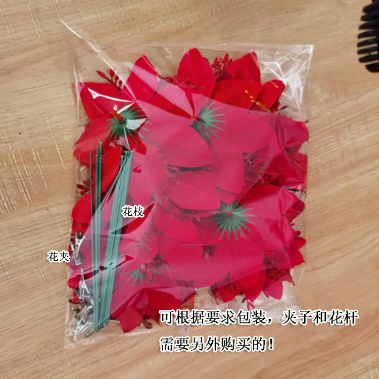 圣诞花包装图