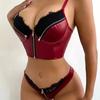 Popular na Amazon, fornecimento do eBay Europeu e Americano lingerie sexy conjunto de três peças sutiã sexy de renda conjunto de duas peças