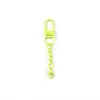 Broche de Puerta de Colores + Cadena de Cuatro Secciones + Juego de Broches de Langosta, Accesorios de Joyería Hechos a Mano Pintados para Bricolaje, Anillo para Llavero, Broche Colgante