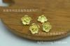 Accesorios de joyería de cobre fundido DIY 6*9mm colgante de flor de cobre fundido pequeño colgante accesorios para horquilla