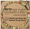Pulsera tejida con cuentas transfronteriza nueva 2025, de moda, simple, creativa, joyería de nicho, regalo para mejores amigas y hermanas