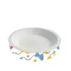 Placa de Arranhar Redonda de Papel Kraft Branco e Cama para Gatos Combinados, Resistente a Arranhões, Resistente ao Desgaste, Não Solta Fiapos, Papel Ondulado Extra Grande para Gatos Afiarem as Garras