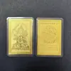Nueva Tarjeta Dorada del Tesoro Xizang Dios Amarillo de la Riqueza Madre Dinero Foka Xizang Zagiram Tarjeta Dorada Manjushri Carter Price Venta Directa