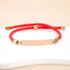 Pulsera de Acero Inoxidable Anuncio de Regalo Navideño Impresión a Color Transfronteriza Materiales de Impresión por Grabado Pulsera Tejida Etiqueta Curva Regalo Pequeño