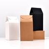 Caja de embalaje de comercio electrónico transfronterizo caja de color color sólido caja blanca pequeña cartón fondo de solapa caja ciega papel kraft caja vacía personalizada