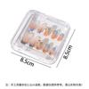 Caja de Almacenamiento de Bloc de Notas de Acrílico Estilo Ins Transparente para Mascarillas Faciales Boca Oblicua Cosméticos Caja de Escritorio Japonesa