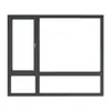 110 Ventanas Insonorizadas de Aluminio con Rotura de Puente Térmico Ultraestrechas y Vidrio Templado para Sala de Estar y Dormitorio, Hechas a Medida para Casas de Campo Autoconstruidas, Ventanas de Aislamiento para Balcón