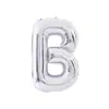 Globos de Letras de 32 pulgadas Decoración de Fiesta de Cumpleaños Nochevieja Plata Oro Arreglo de Boda Globos de Letras de Película de Aluminio Venta al por Mayor