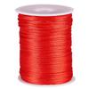 Linha nó chinês 6 100 m 2 mm de espessura feito à mão diy tecido pingente pingente ano de nascimento corda vermelha pulseira cordão