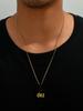 Colar com Pingente de Cruz Simples em Aço Titânio da Amazon Corrente de Suéter Hip Hop Moda Personalizada Versátil Acessórios de Aço Inoxidável