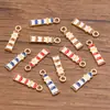 5 Acessórios para Joias DIY de Liga KC Ouro Esmalte Pingente Charme Vela Farol Boia Salva-vidas Âncora Leme