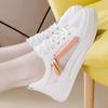 Zapatillas Blancas para Mujer, Verano Malla Fina Transpirable 2026 Verano Nuevos Versátiles Zapatos Blancos Casuales Deportivos Zapatos de Malla