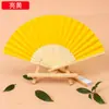 Abanico plegable blanco papel blanco abanico diy pintura 7 pulgadas pintura infantil jardín de infantes hecho a mano garabato abanico de colores
