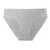 Calcinhas de algodão femininas de cintura baixa para o verão, design simples, não apertam, confortáveis, respiráveis, levantam o bumbum, absorvem o suor, tangas triângulo sexy